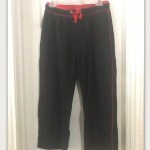 MADE FOR LIFE FLEECE CAPRI ACTIVEWEAR PANTS SMALL